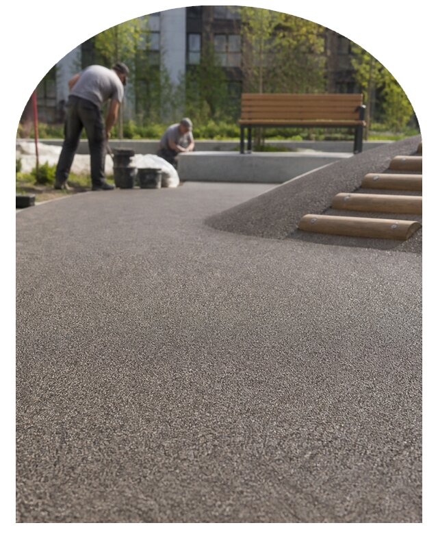 Бесшовное резиновое покрытие в Клине от 3586 р. | Метпроект-Кли